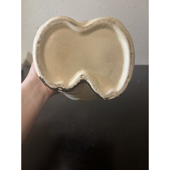 Vintage 1940s Shawnee Pottery Smiley Pig Cookie Jar Blue-Green Bandana - Picture 7 of 7